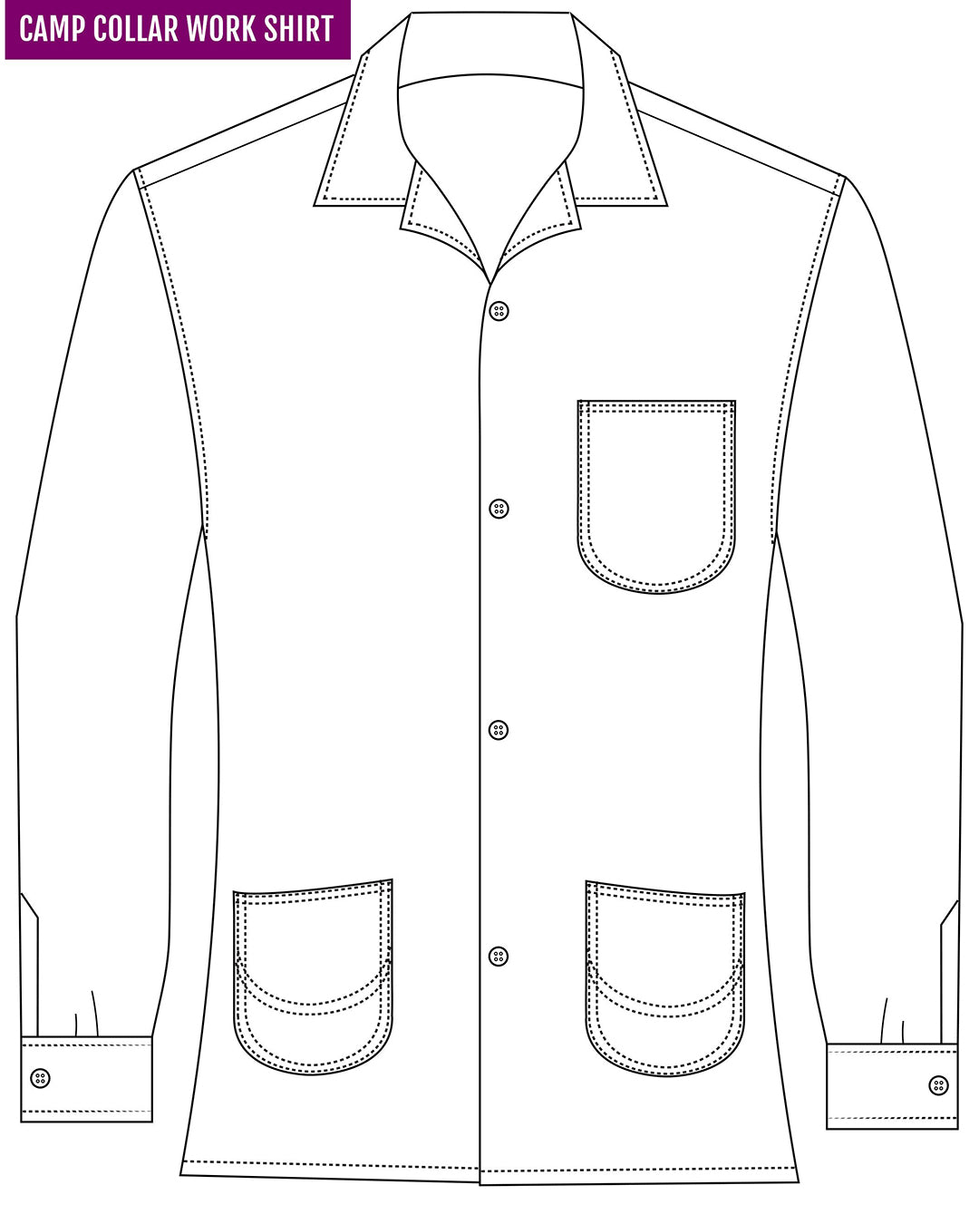 Red Navy Grey Tattersall Work Shirt - 6