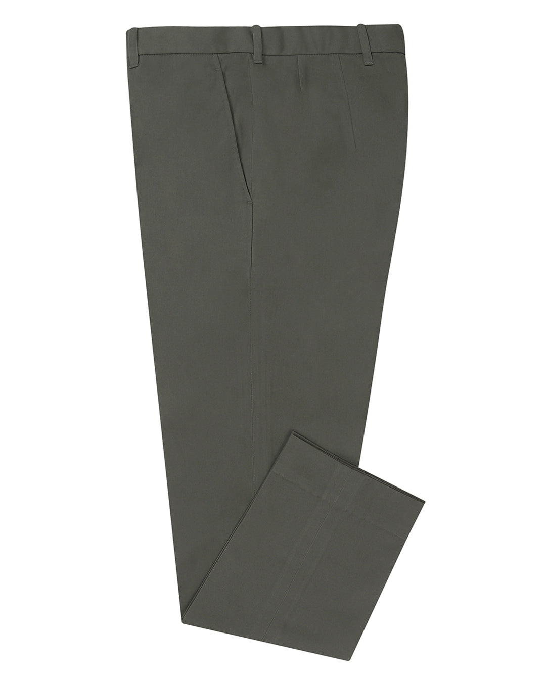 Castor Green Twill Chino - 1