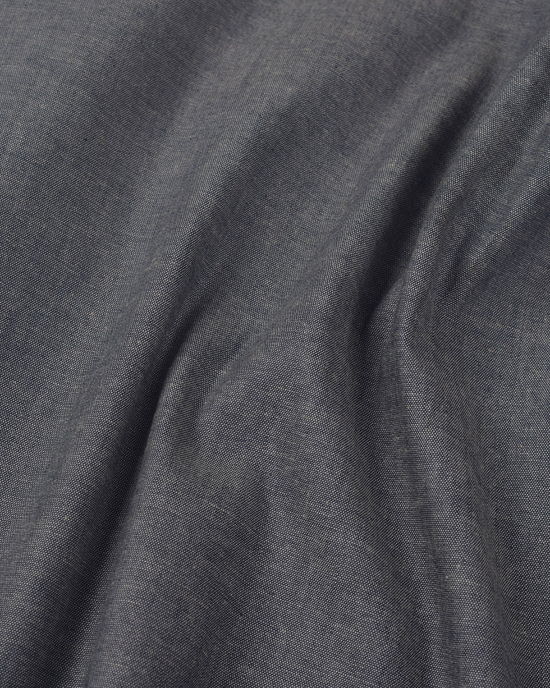 Navy Blue Denim Chambray - 4