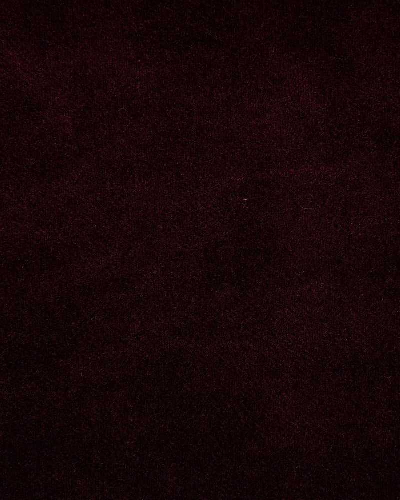 Loro Piana: Maroon Reddish Velvet