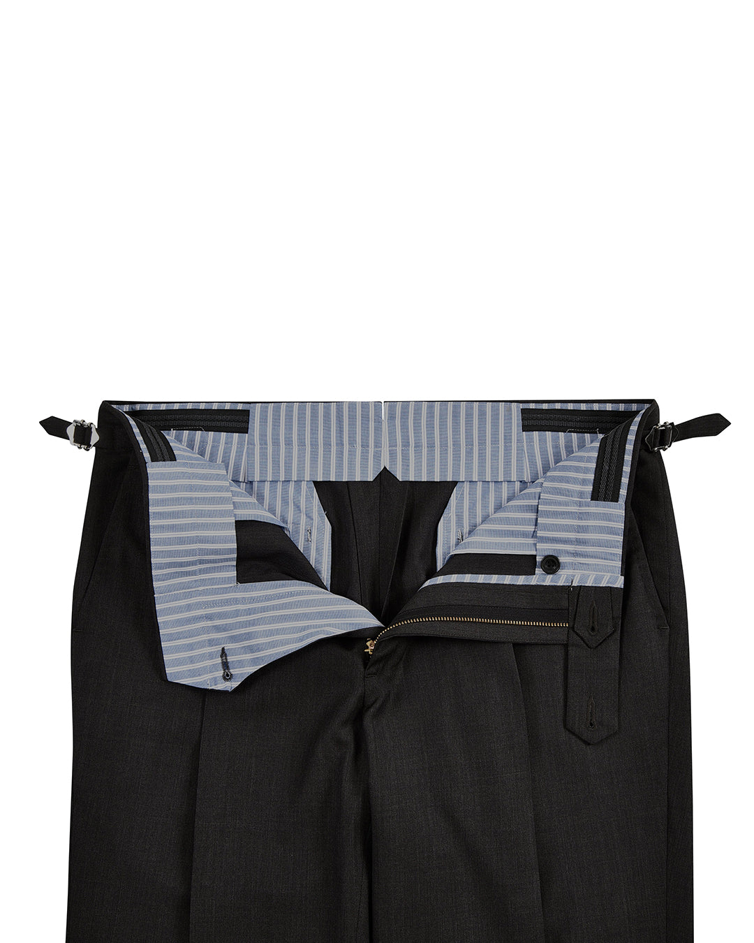 Midnight Grey Wool Dress Pant - 3