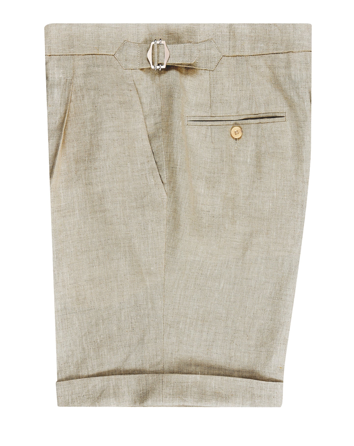 100% Linen Suiting Muslin Shorts