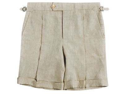 100% Linen Suiting Muslin Shorts