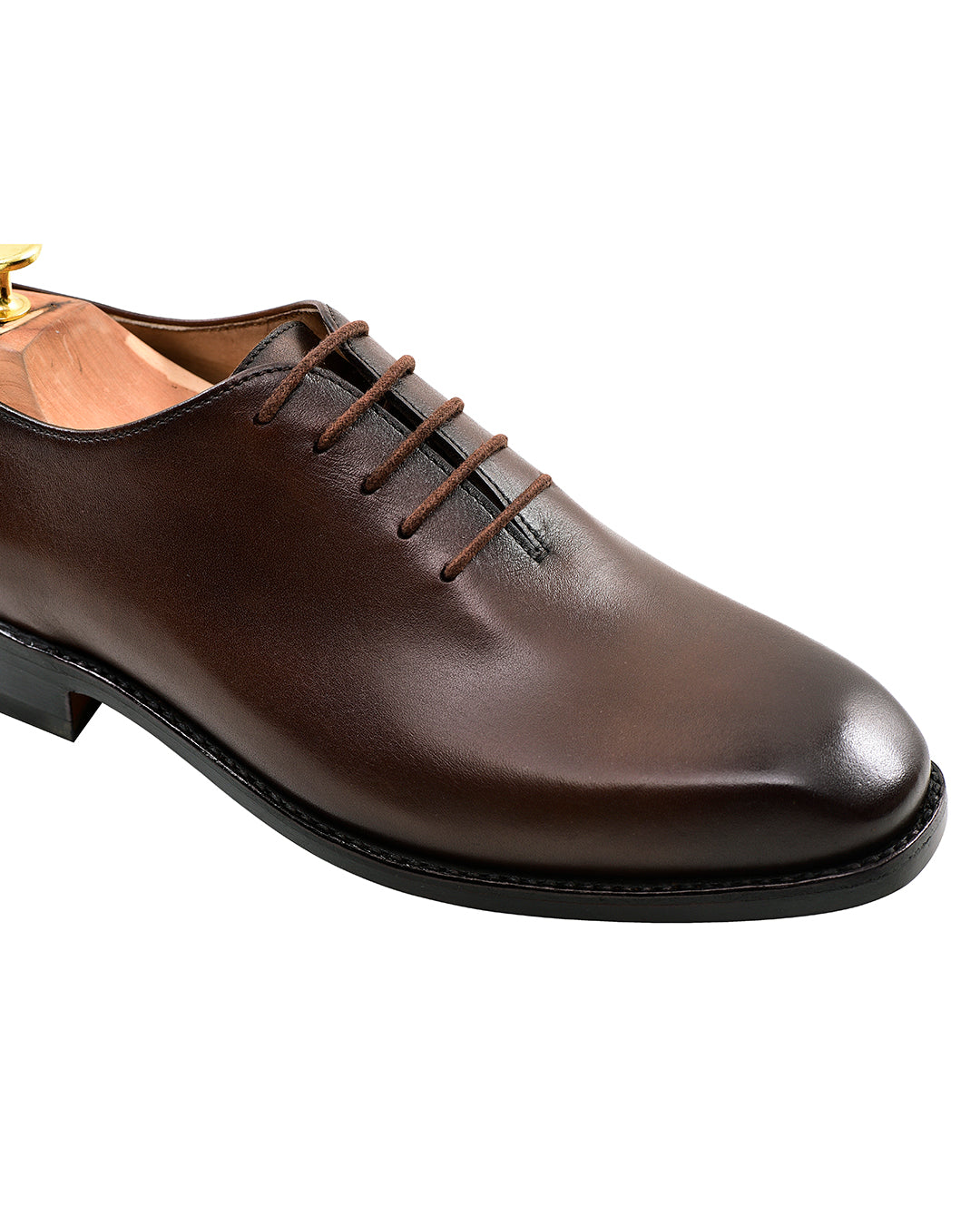 Wholecut Oxfords Brown Patina - 4
