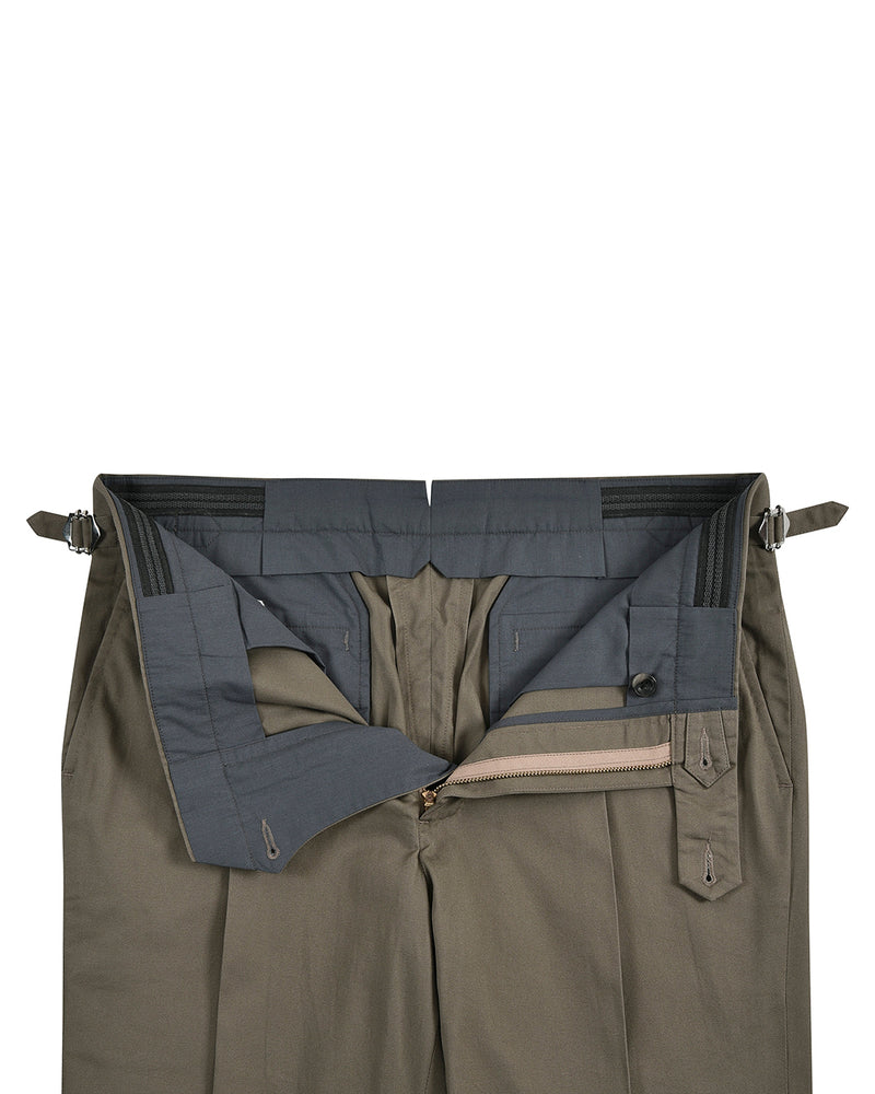 Fresco Soft Light Brown Twill Dress Pant