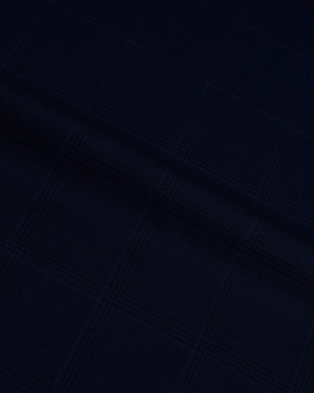 Drago: Super 160s Navy Prince of Wales Checks Dress Pant