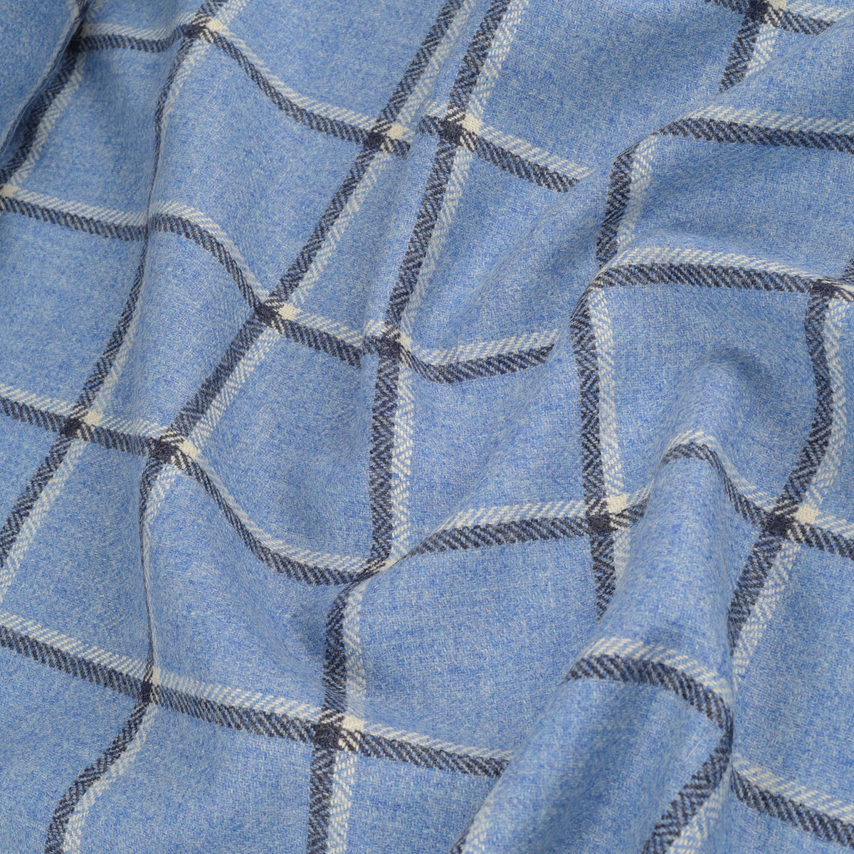 Cap Tweed in Blue Windowpane - 5