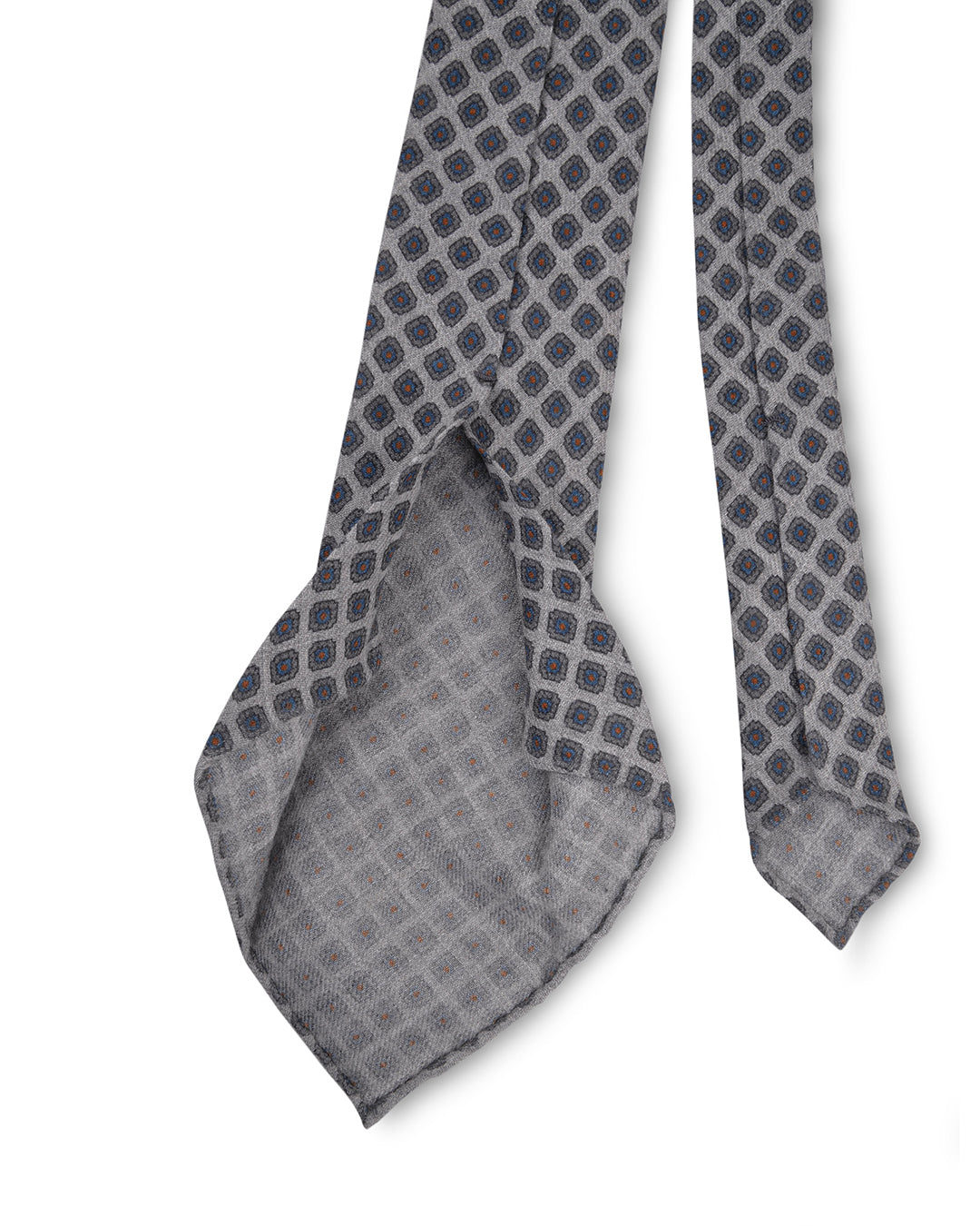 Grey Floral Tie - 2