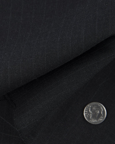 Dugdale Grey Pinstripes on Midnight Grey