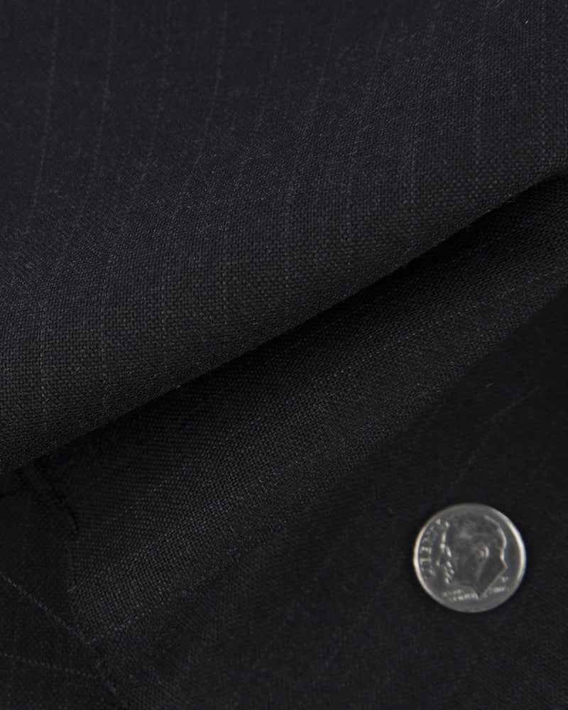 Dugdale Grey Pinstripes on Midnight Grey