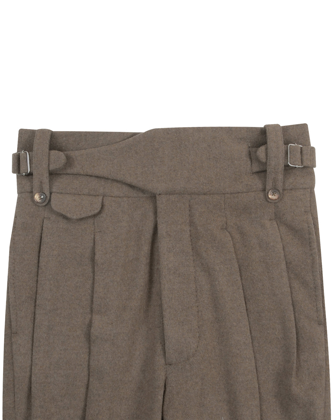 Drago 5% Cashmere 95% wool: Fawn Flannel - 2