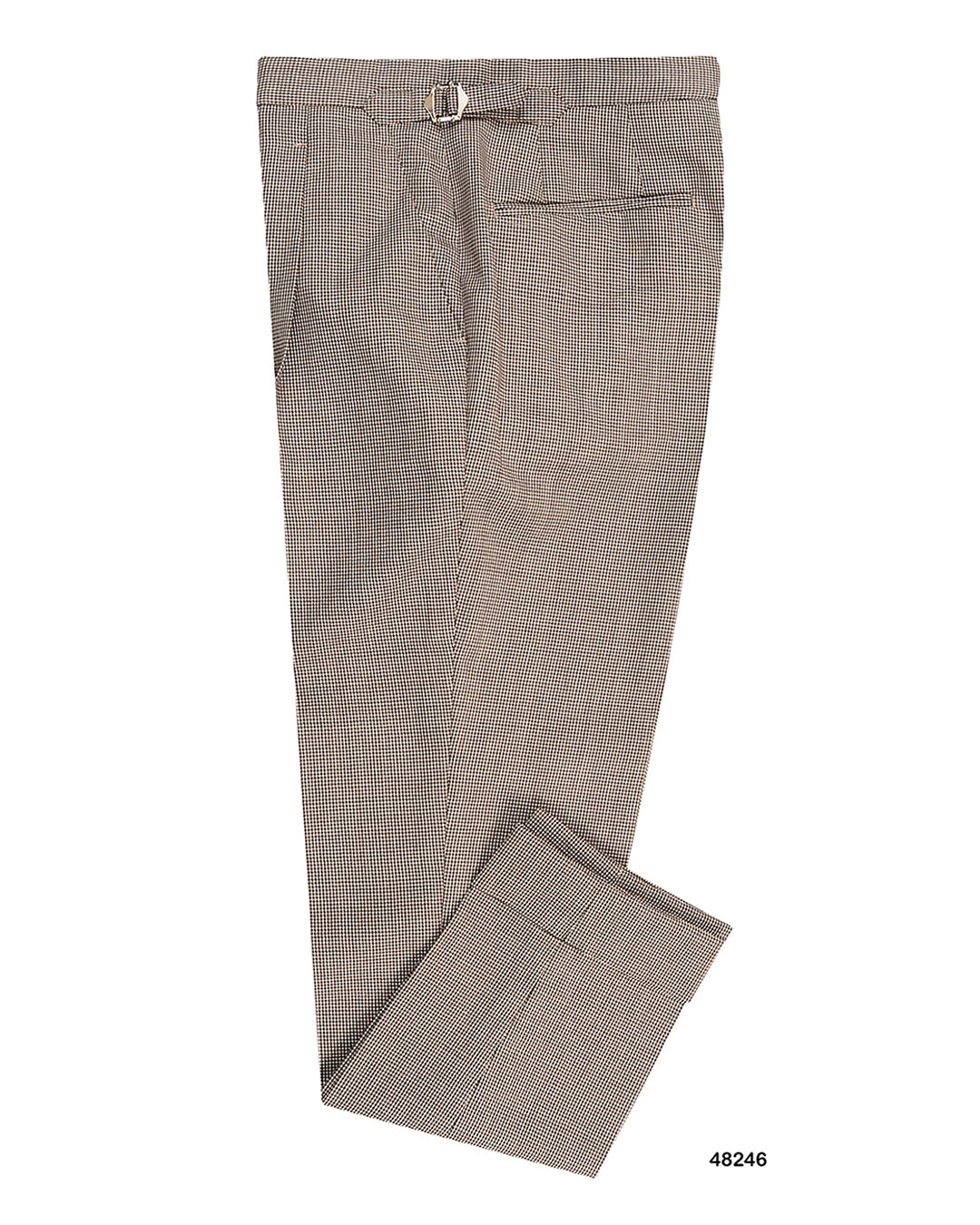 Dugdale Fine Worsted - Brown Houndstooth - 1