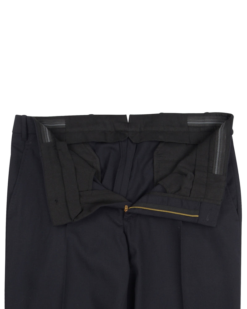 Dugdale Fine Worsted Pant- Midnight Plain