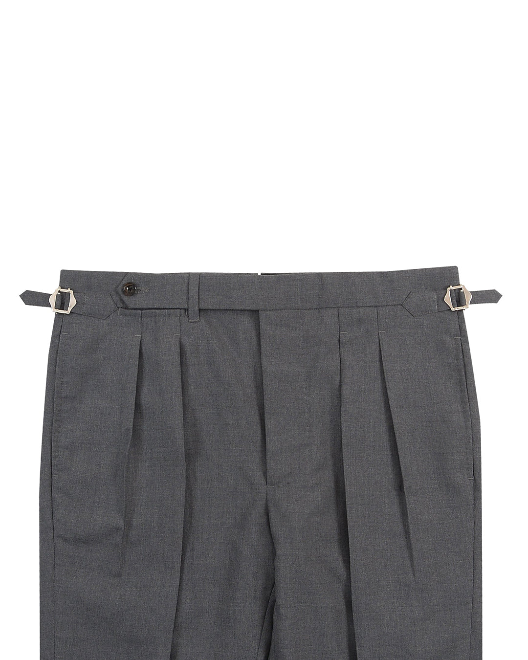 Dugdale New Fine Worsted Tropical Wool - Grey High Waisted Pant - 4