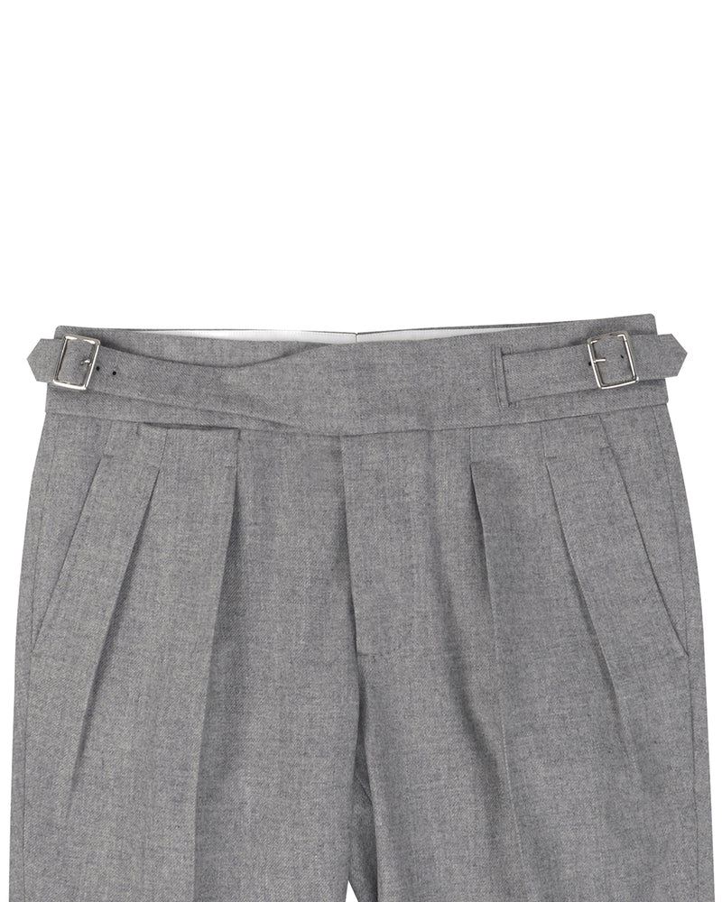 EThomas Wool Cashmere: Ash Twill