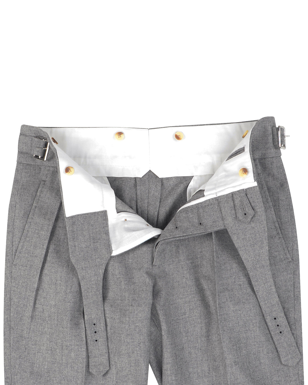 EThomas Wool Cashmere: Ash Twill - 3
