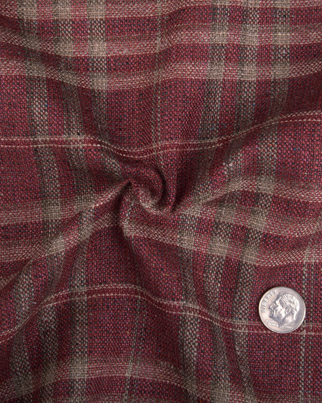 Ethomas Maroon Light Olive Green Jacket - 3