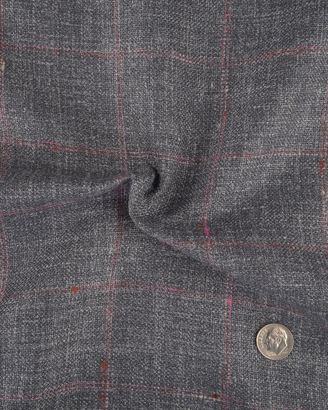 EThomas Shark Shine Silver Windowpane Checks Jacket - 4