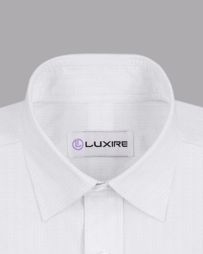 Grandi and Rubinelli White Self Mash Texture