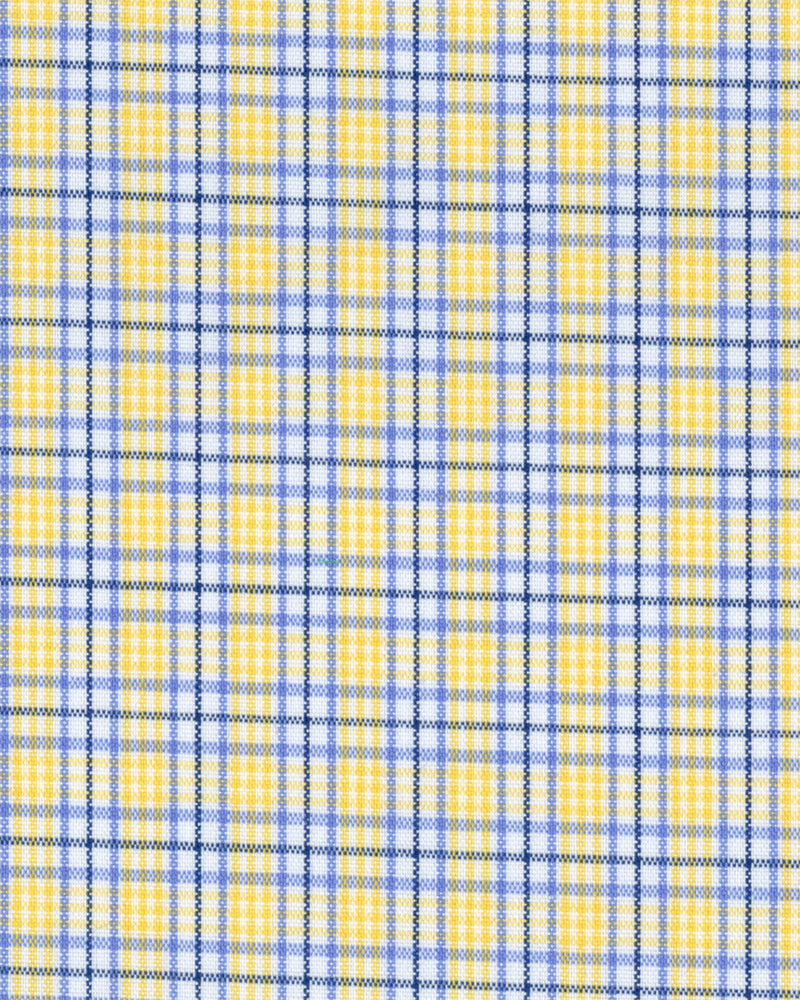 Yellow Blue Tattersall Shirt