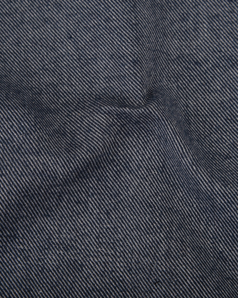 Twill Flannel Dark Blue Work Shirt