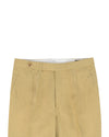 Goldish Yellow Linen Dress Pant