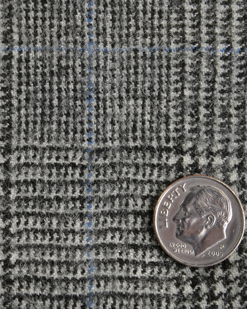 Minnis Flannel: Black Glen Check Jacket