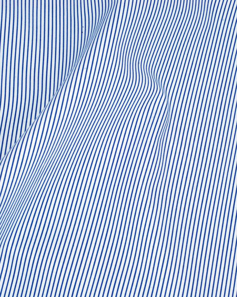 Luxire Privilege Collection Blue Stripes on White