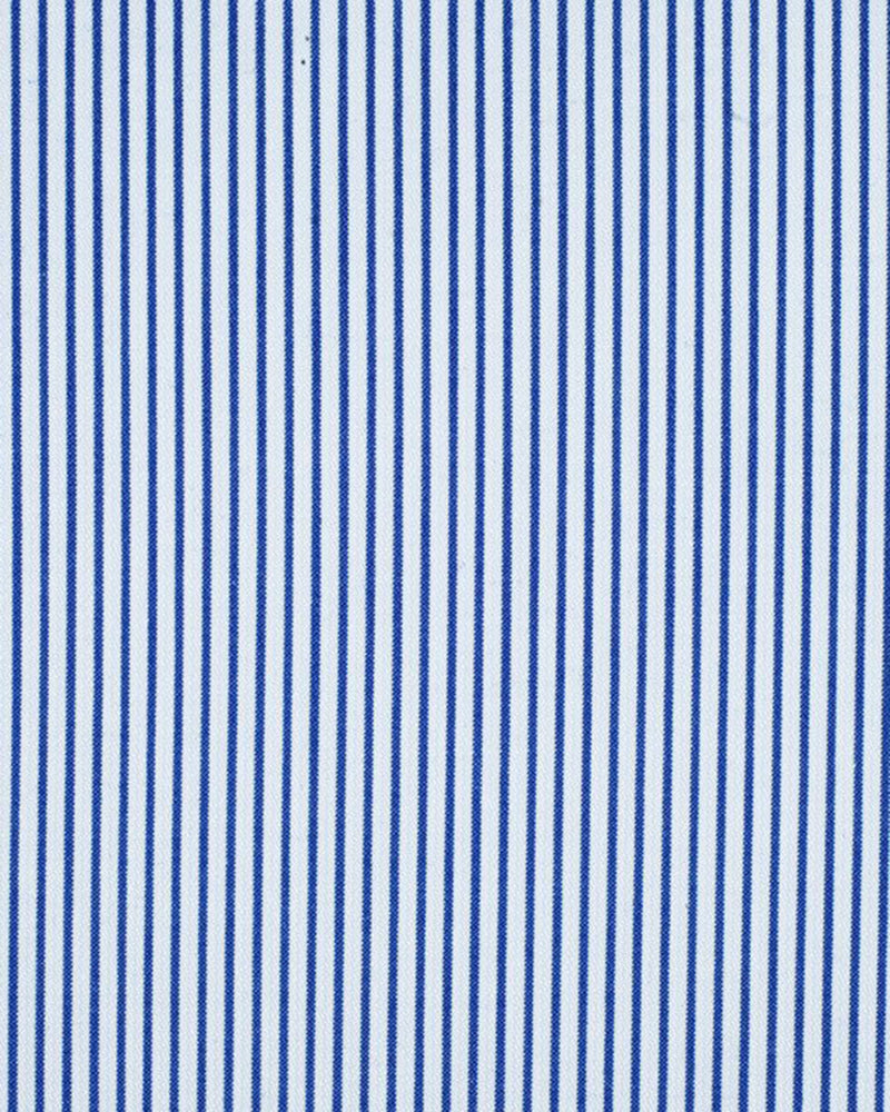 Luxire Privilege Collection Blue Stripes on White