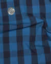 Shades of Blue Large Gingham