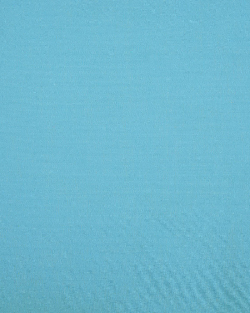 Aqua Blue Fine Twill