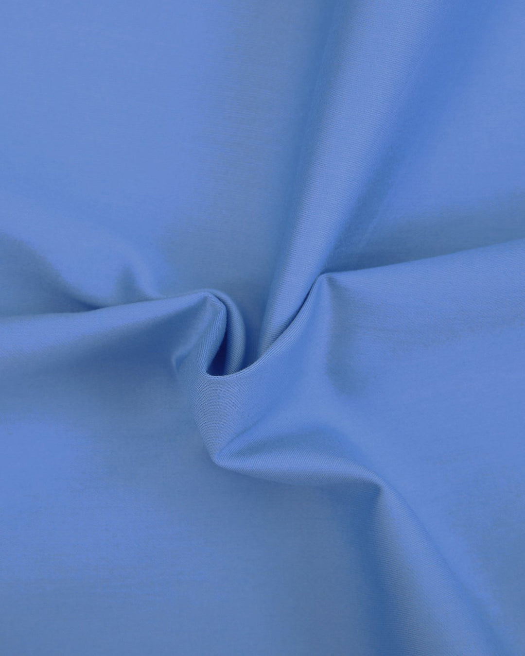 Blue Satin Dress Shirt - 4