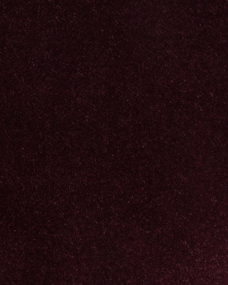 Loro Piana: Maroon Reddish Velvet