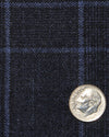 Loro Piana: Dark Blue Tartan Checks