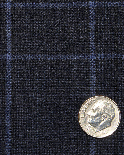 Loro Piana: Dark Blue Tartan Checks