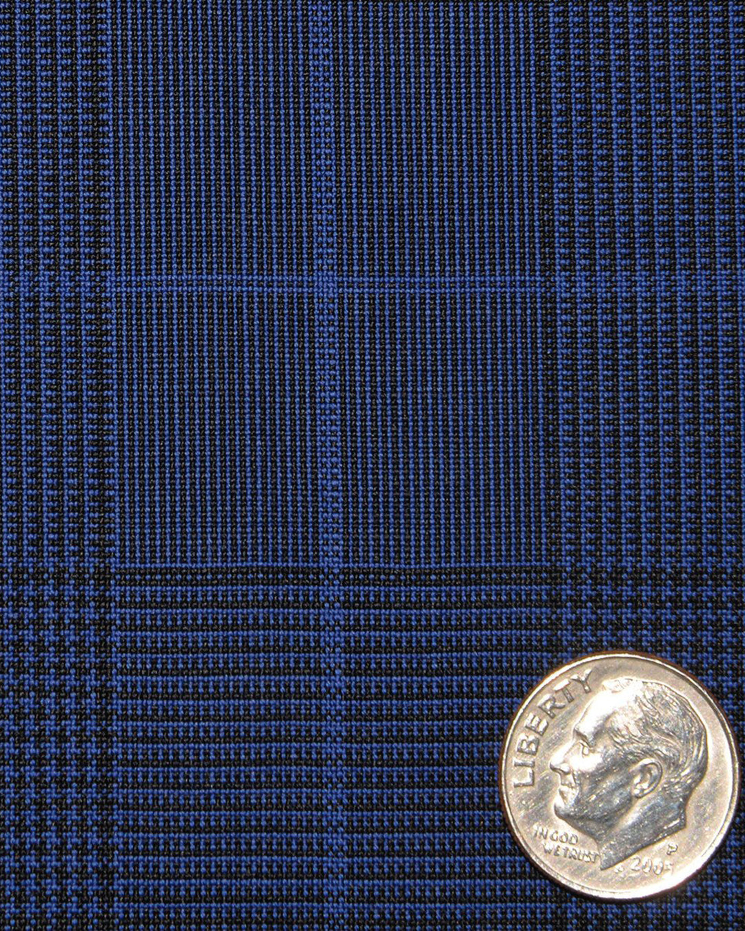 Loro Piana: Dark Royal Blue Prince Of Wales - 4