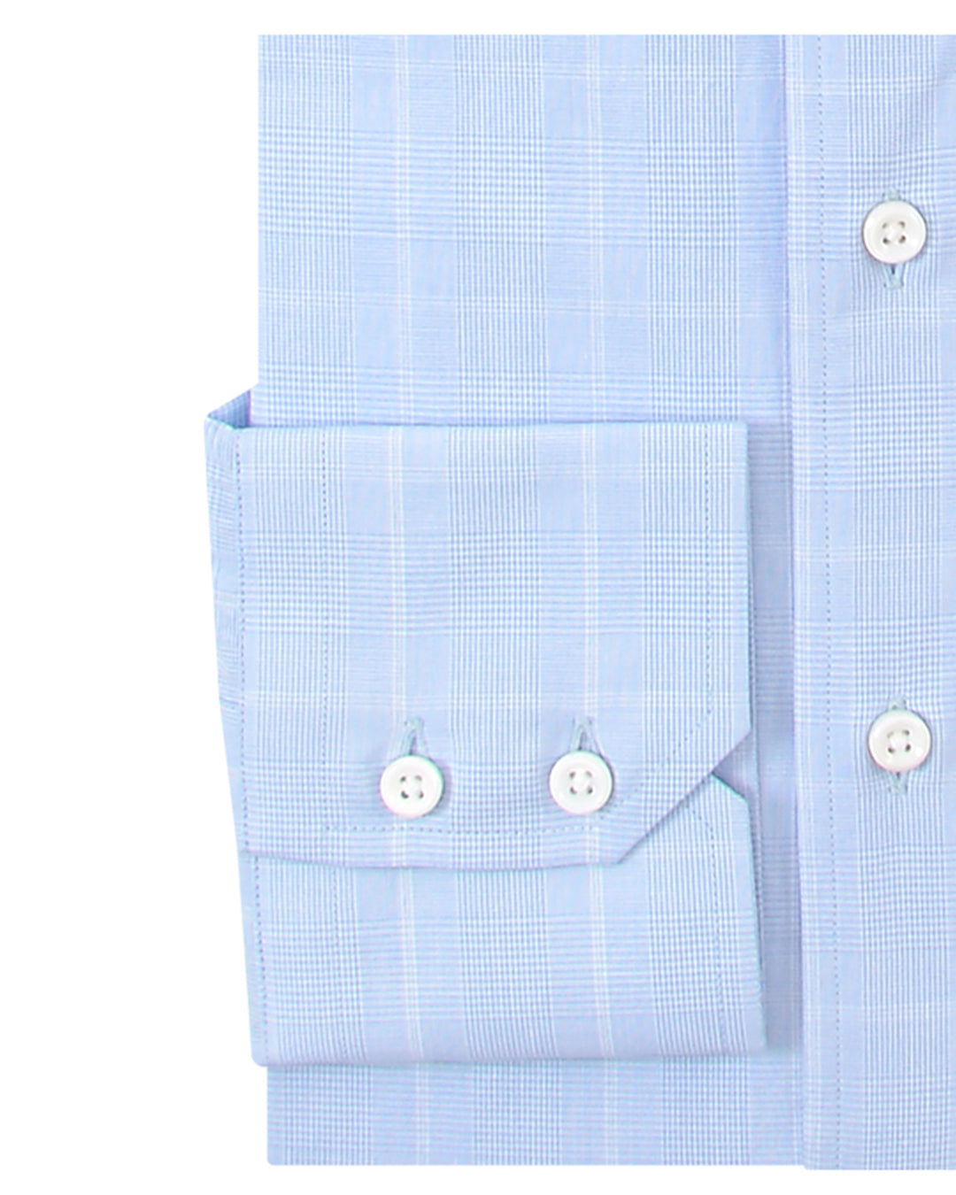 Light Sky Blue Glen Plaid - 3