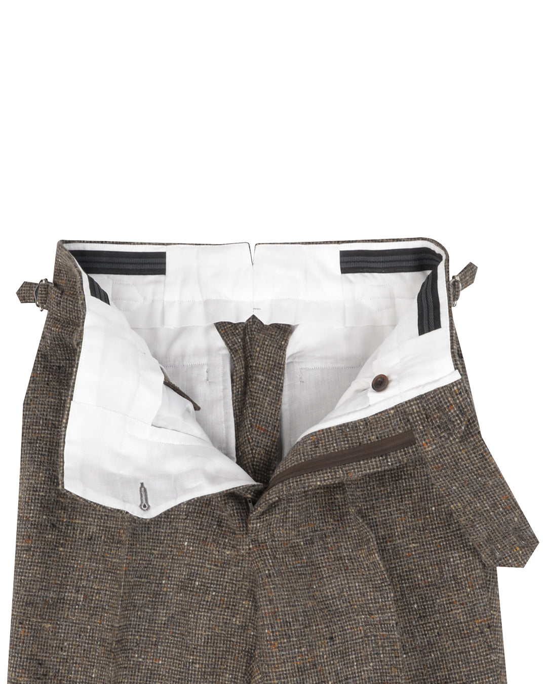 Molloy Plain Donegal Tweed Pants - Taupe - 3