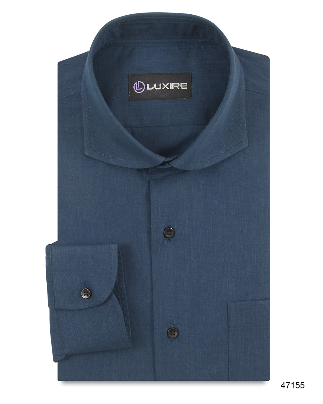 Navy Blue Chambray - 1