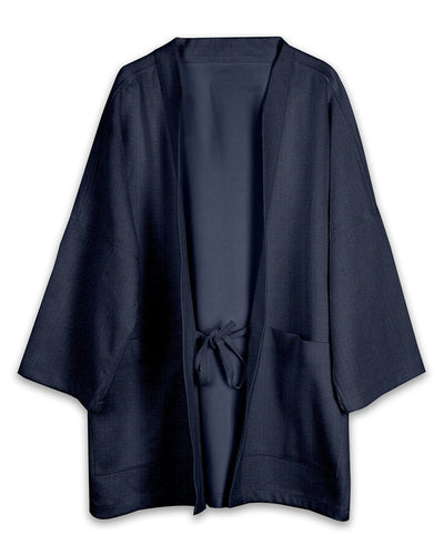 Noragi in Indigo Herringbone