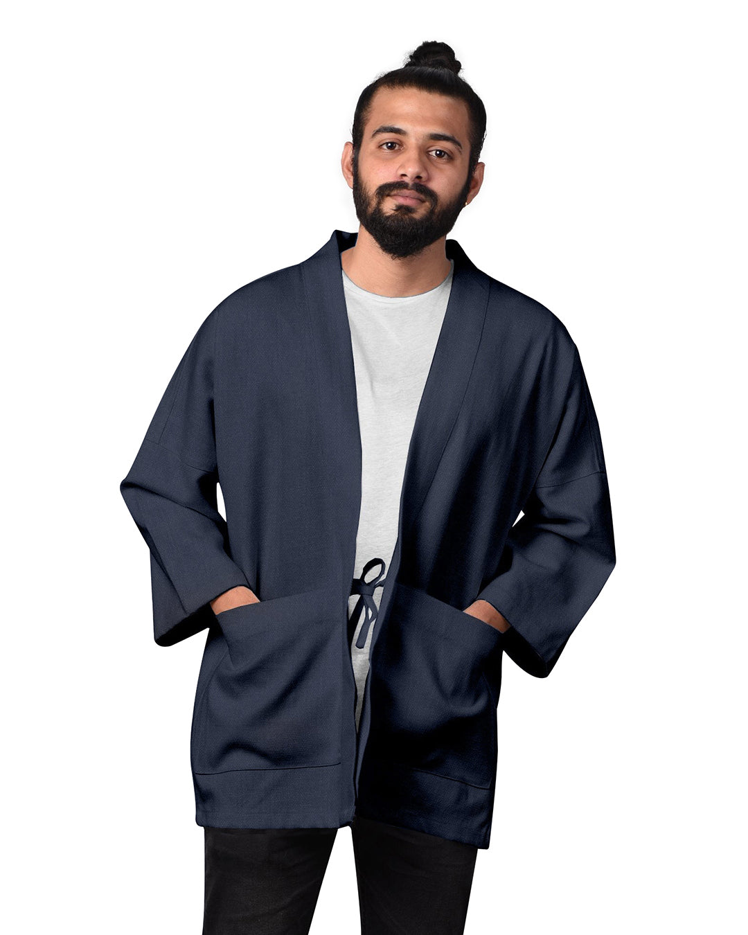 Noragi in Indigo Herringbone - 1