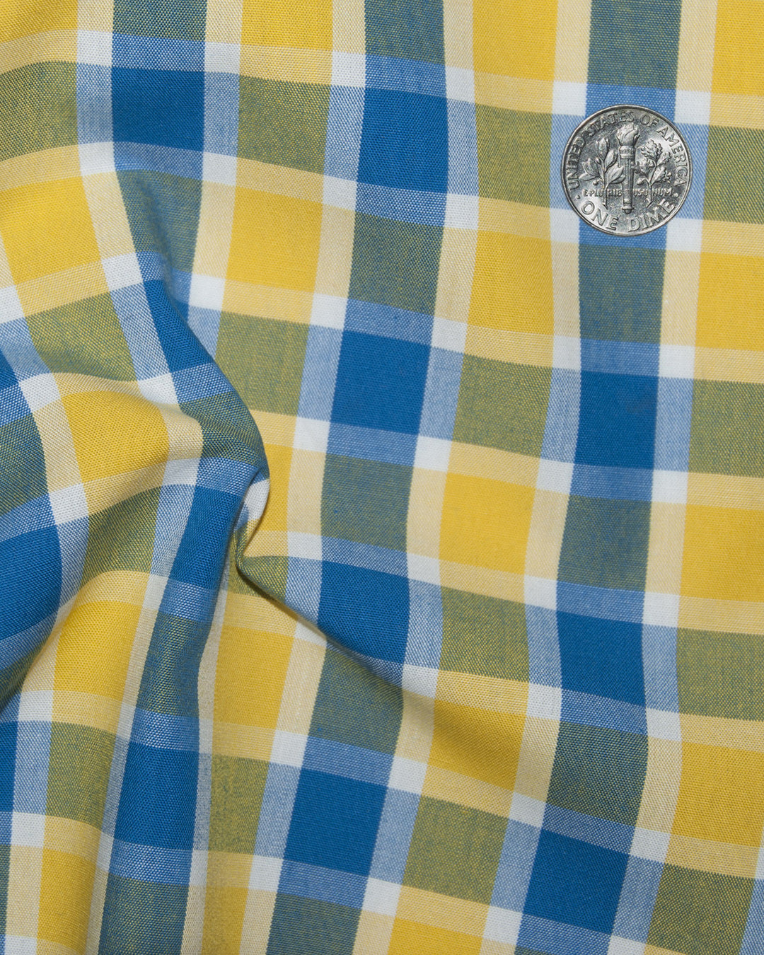 Friday Shirt:Blue Yellow Tattersall - 4