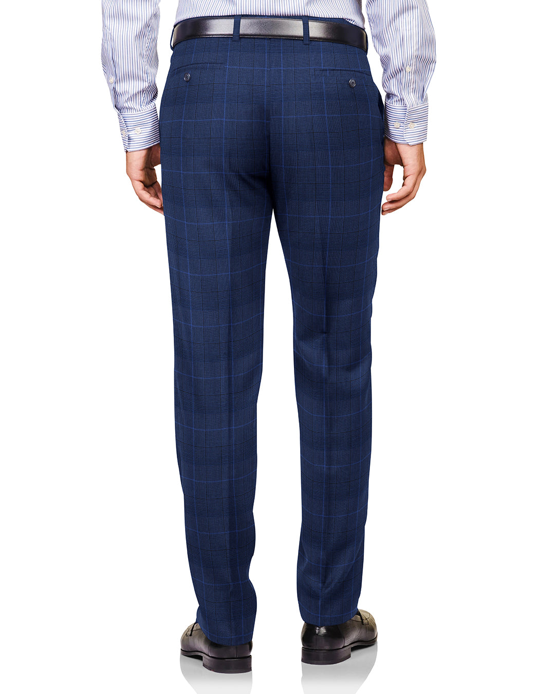 Loro Piana: Dark Royal Blue Prince Of Wales - 3