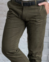 Zegna Olive Drab Cotton
