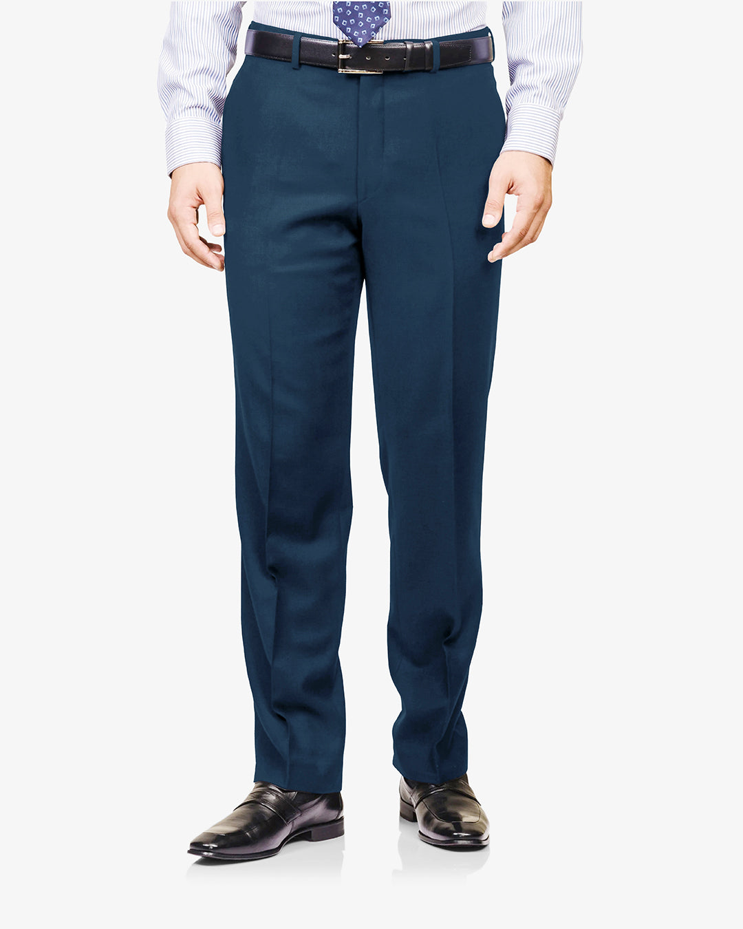 Navy Twill Stretchable chino - 2