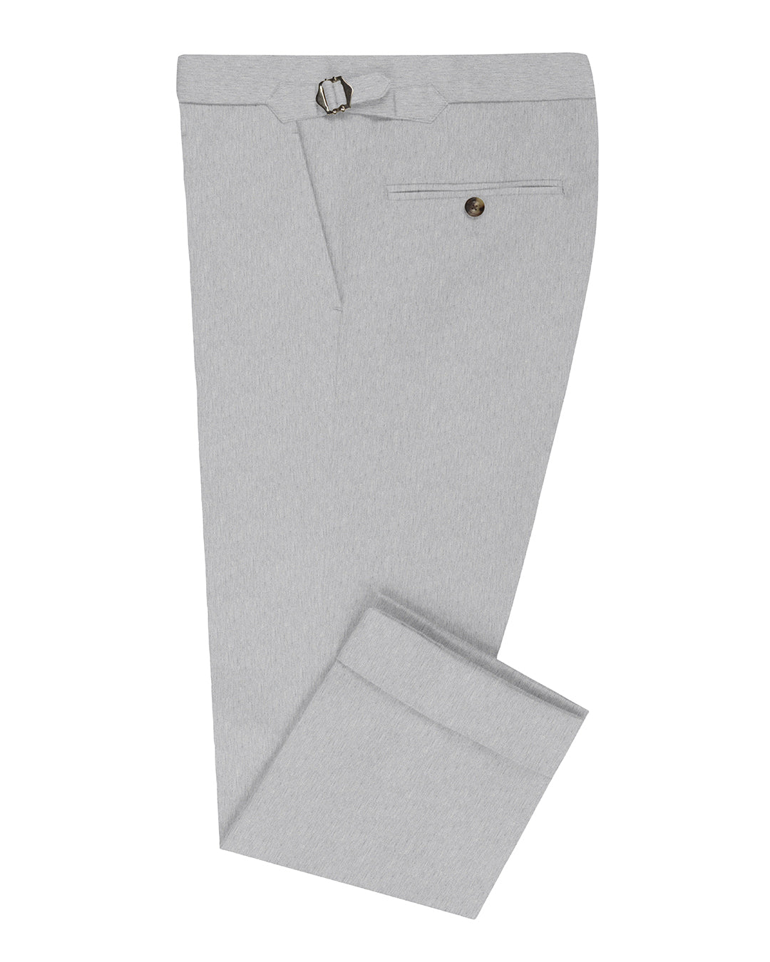 Light Grey Cotton Dress Pants - 1