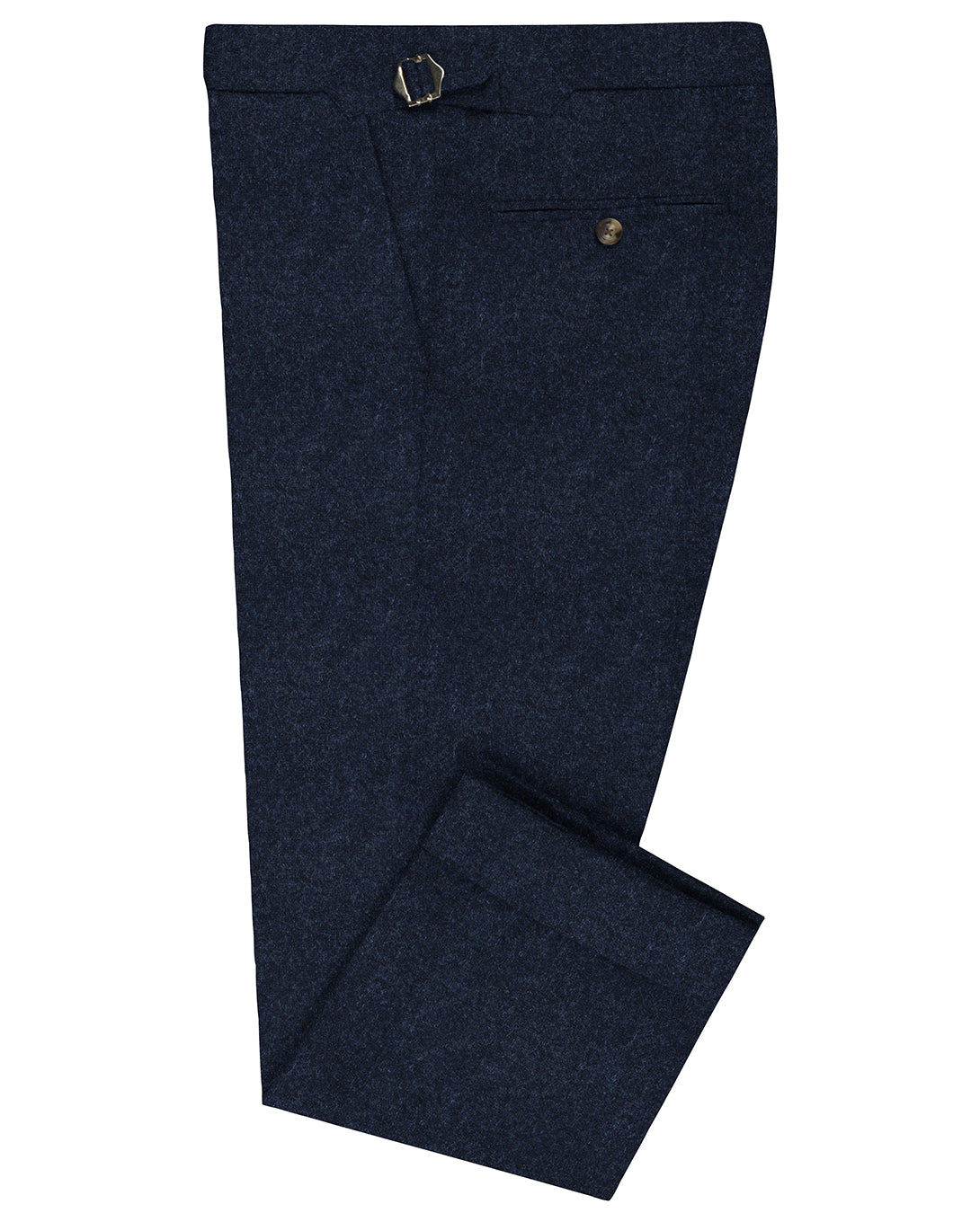 EThomas Wool Cashmere: Dark Blue Wool - 1