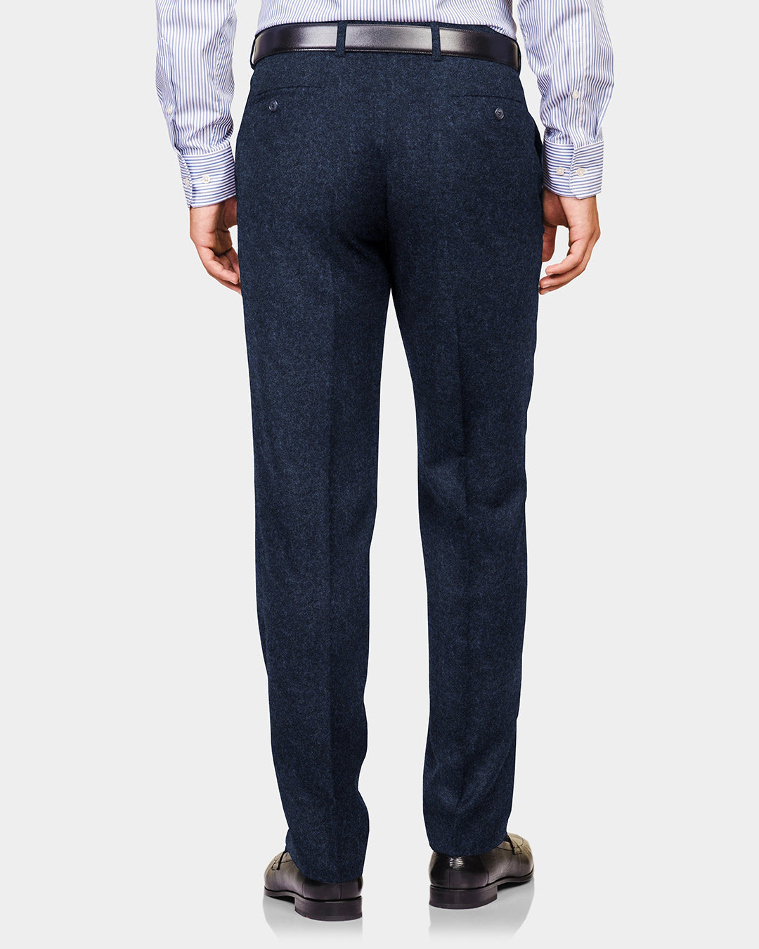 EThomas Wool Cashmere: Dark Blue Wool - 3