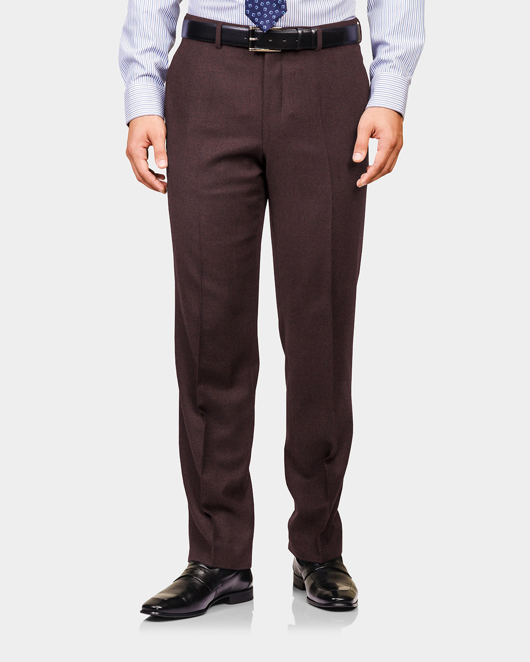 VBC -100% Wool Maroon Twill - 2