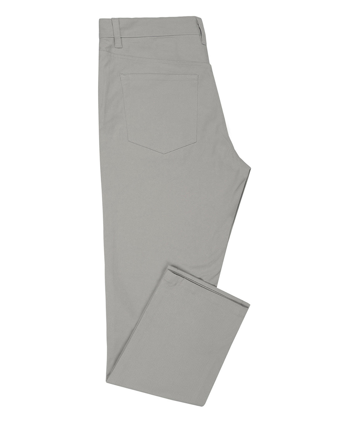 Pastel Stone Grey Twill Chino - 1
